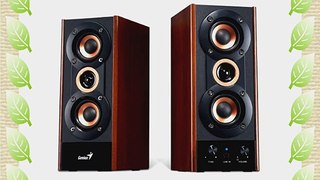 Genius 3-Way Hi-Fi Wood Speakers for PC MP3 players and Tablets (SP-HF800A)