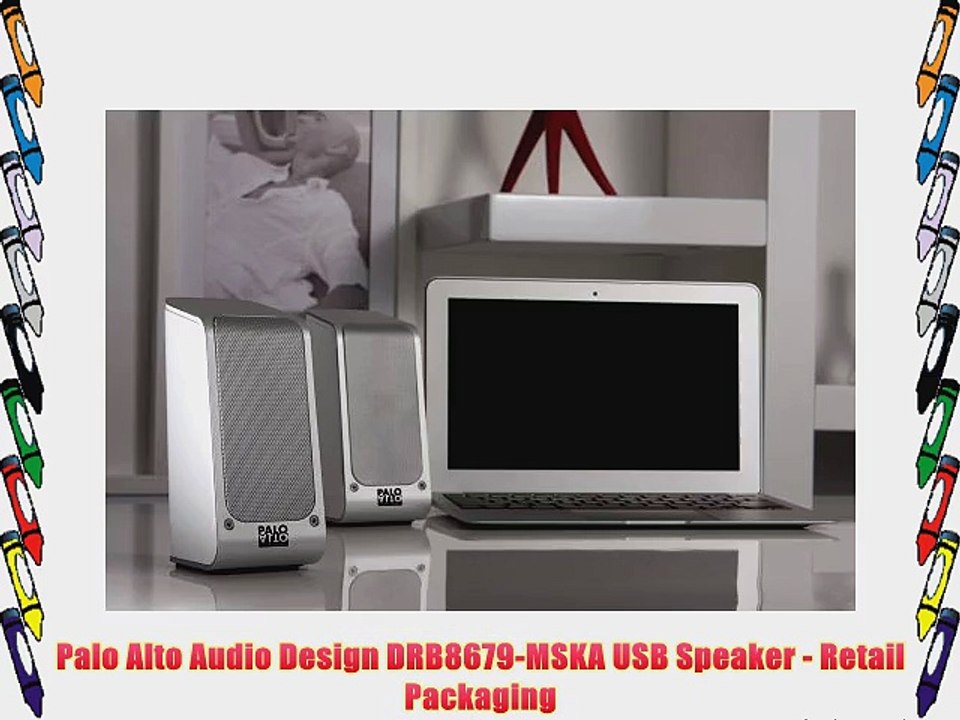 Palo Alto Audio Design DRB8679-MSKA USB Speaker - Retail Packaging
