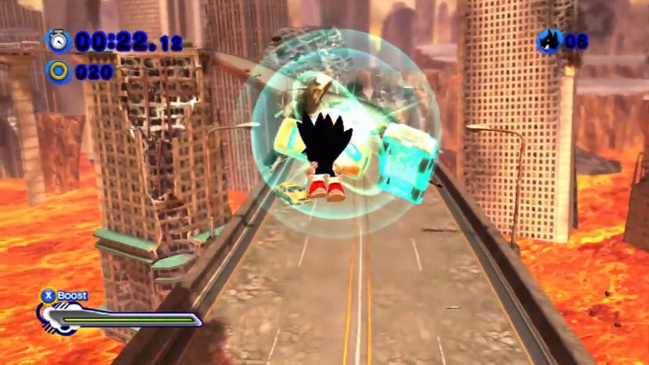 Sonic Generations (PC) - Dark Super Sonic VS Silver The Hedgehog!