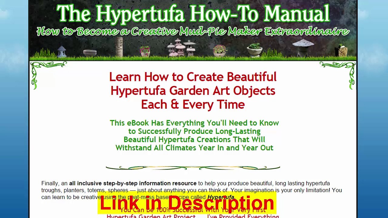 Hypertufa cottages instruction books