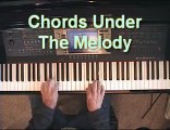 Piano Lesson on Putting Chords Under Your Right Hand Melody