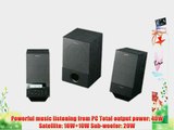 Sony PC 2.1 Speakers with Radio (Black)