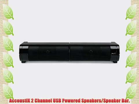 Digital Innovations Accoustix 2 Channel Usb Powered Speakers/Speaker Bar Indication Light