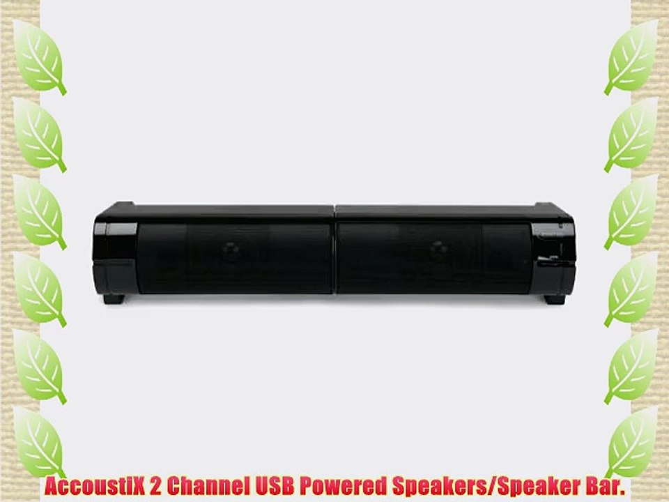 Digital Innovations Accoustix 2 Channel Usb Powered Speakers/Speaker Bar Indication Light