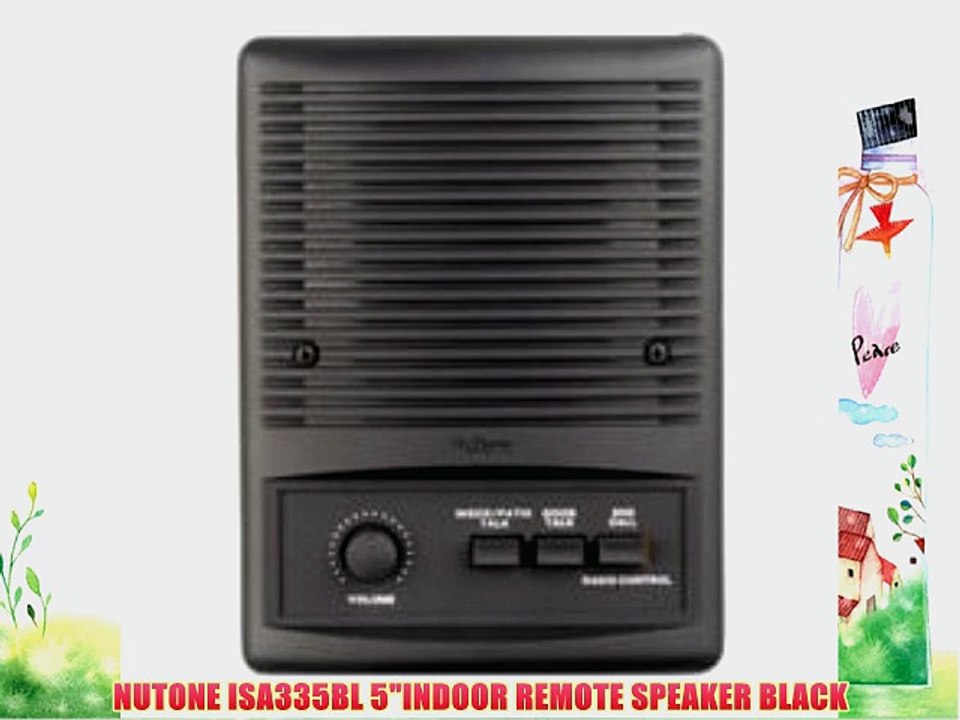 NUTONE ISA335BL 5INDOOR REMOTE SPEAKER BLACK