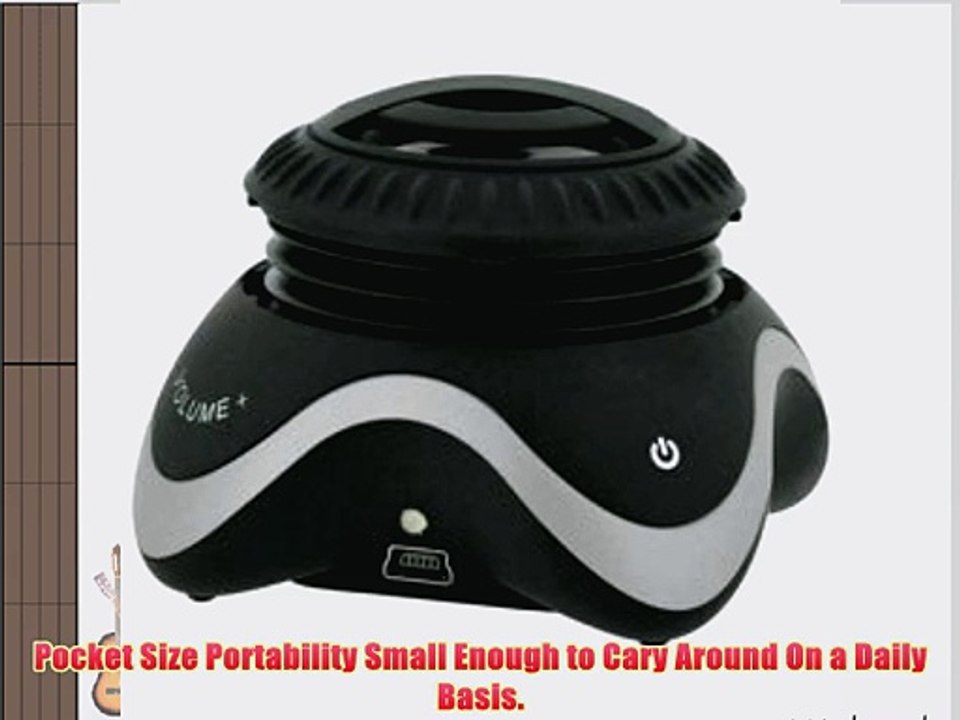 Bytech Mini Portable Speaker Built-In Rechargeable Battery Volume Control Capability