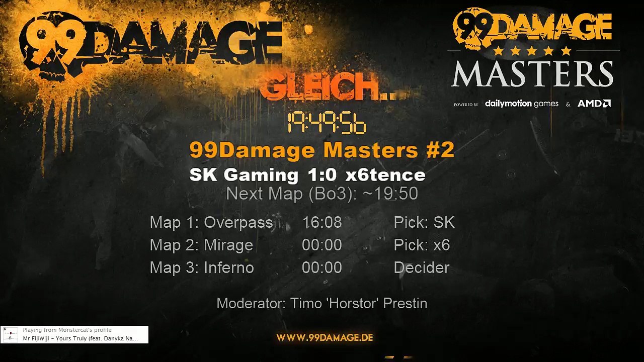 99DAMAGE Masters #2 mit Horstor - German Stream (REPLAY)