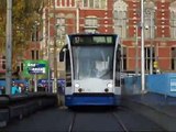 Amsterdam trams - Straßenbahn - Villamos -アムステルダム. Tramway