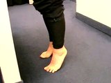 Heel Raises 2 feet to 1 - Eccentric (safe, early rehab - Achilles tendonitis, calf injuries)