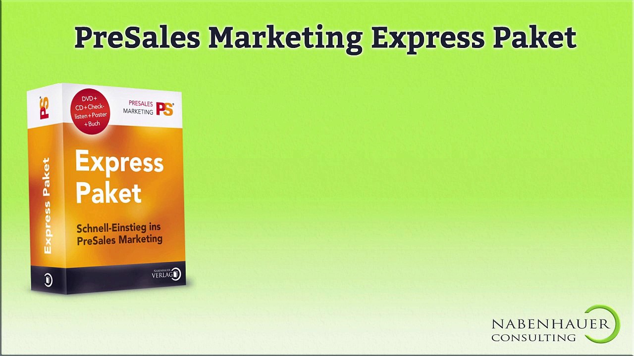PreSales Marketing Express Paket +Downloadversion