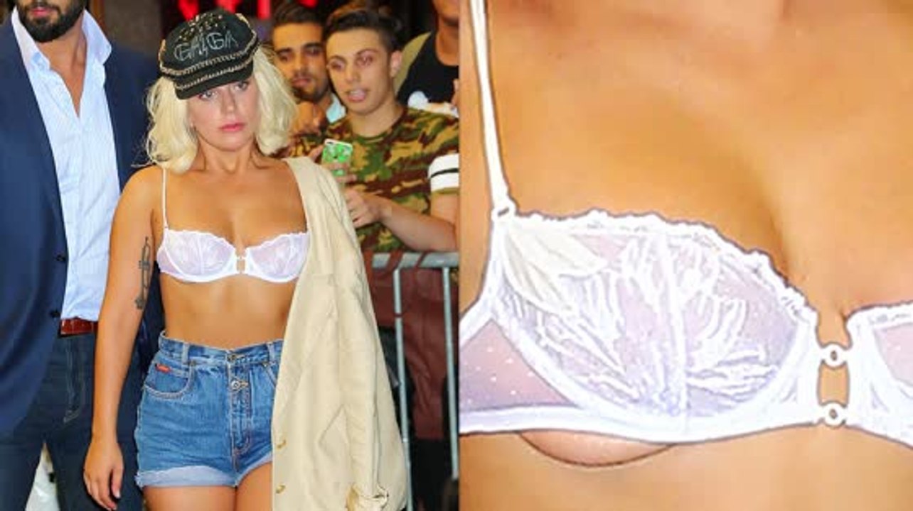 Lady Gaga zeigt ihre Brust in New York