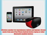 Logitech Mini Boombox for Smartphones Tablets and Laptops - Red