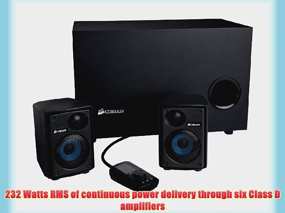 Corsair Gaming Audio Series SP2500 High-Power 2.1 PC Speaker System (CA-SP211NA)