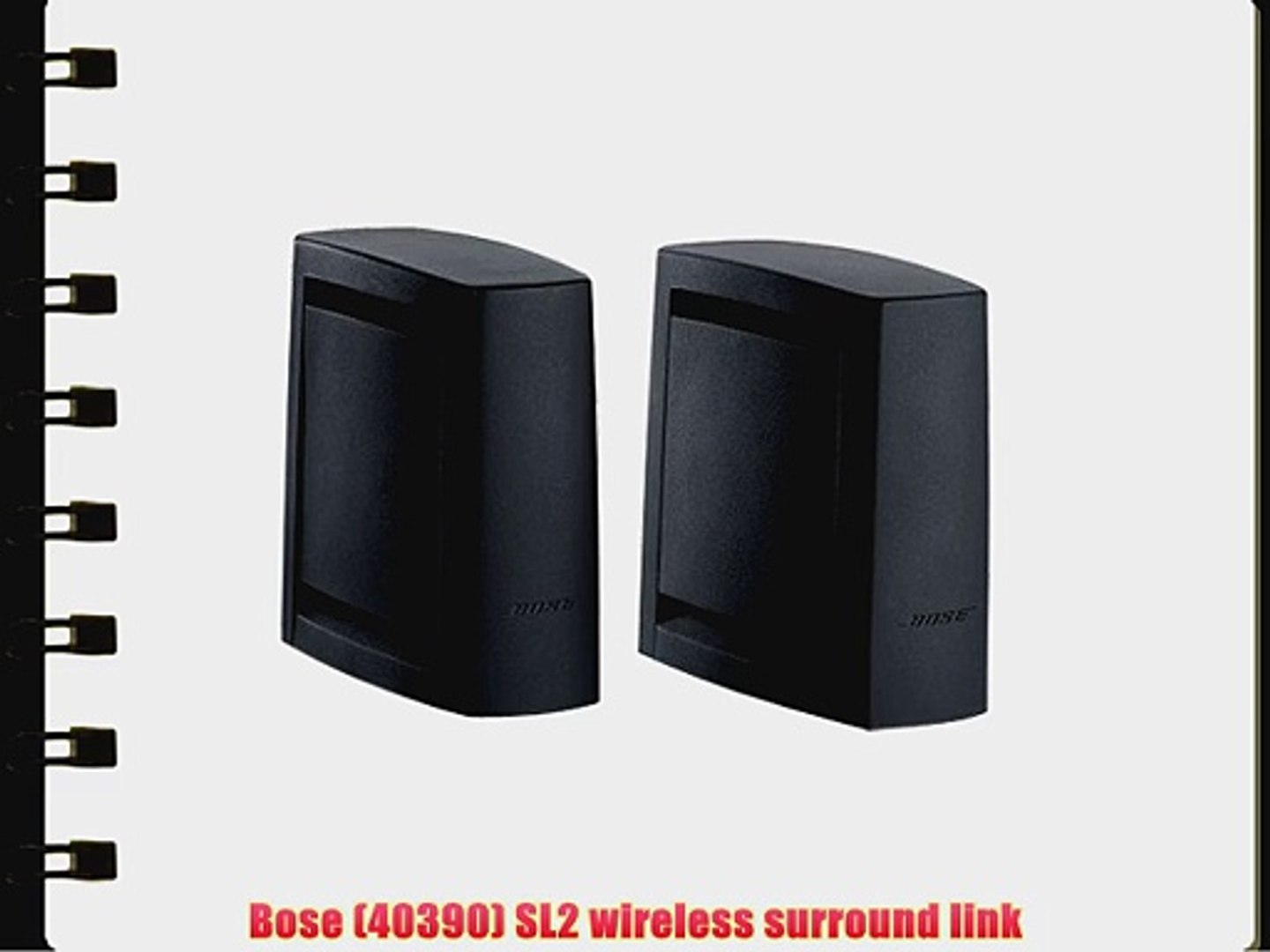 Bose (40390) SL2 wireless surround link - video Dailymotion