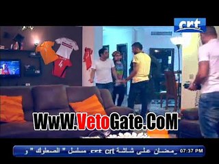 عمرو زكى فى "خناقه" مع ابراهيم سعيد بسبب الخادمه