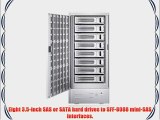 Sans Digital TowerRAID TR8X  - 8 Bay SAS/SATA JBOD Storage Enclosure (Silver)