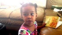 Leila (1 yr old) sings Listen Obey and Be Blessed