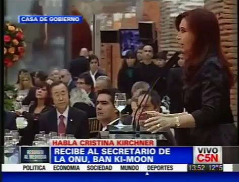 C5N - CRISTINA KIRCHNER REITERO A LA ONU EL RECLAMO POR MALVINAS