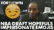 NBA Draft hopefuls impersonate emojis