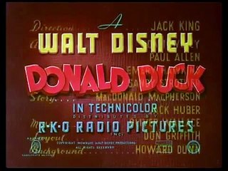 Disney Animation Donald Duck Wide Open Spaces