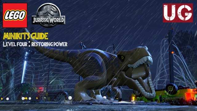 Lego Jurassic World - Level 4 - Restoring Power Minikits Guide