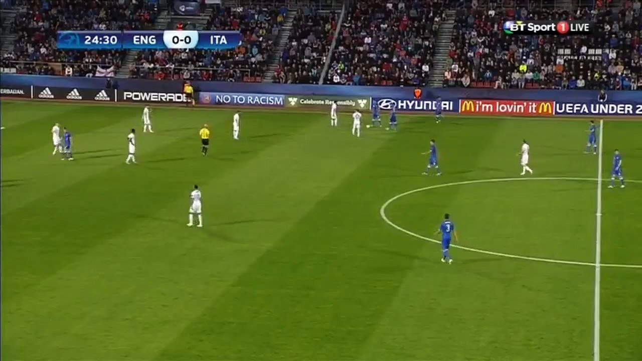 Belotti 0:1 Fantastic Volley Goal | England v. Italy 24.06.2015 Euro U21 Championship