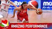 Ana Dabovicu racks up 31 points v Turkey - EuroBasket Women 2015