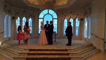 Rachel and George Hollen Disney Fairy Tale Wedding vow renewal at Disney's Wedding Pavilion