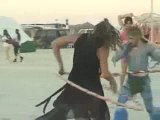 Hula Hooping Burning Man 2004