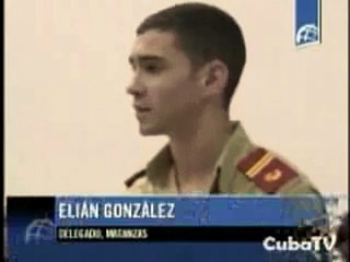 Intervención de Elián Gonzáles en congreso de la juventud en Cuba