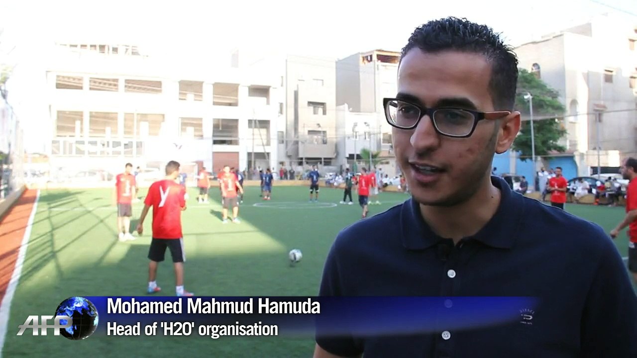 Football offers respite from war in stricken Libya