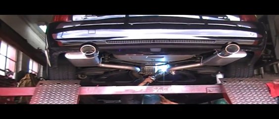 Gibson Performance Exhaust on 2008 cadillac sts v8 north star made for stsv