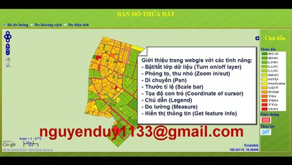 Tham khảo vài tính năng cơ bản của WebGIS (Geoserver, Openlayers, PostgreSQL/PostGIS)