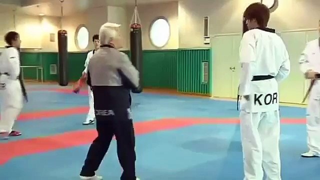 Korean National Taekwondo Team Train for 2012 Olympic