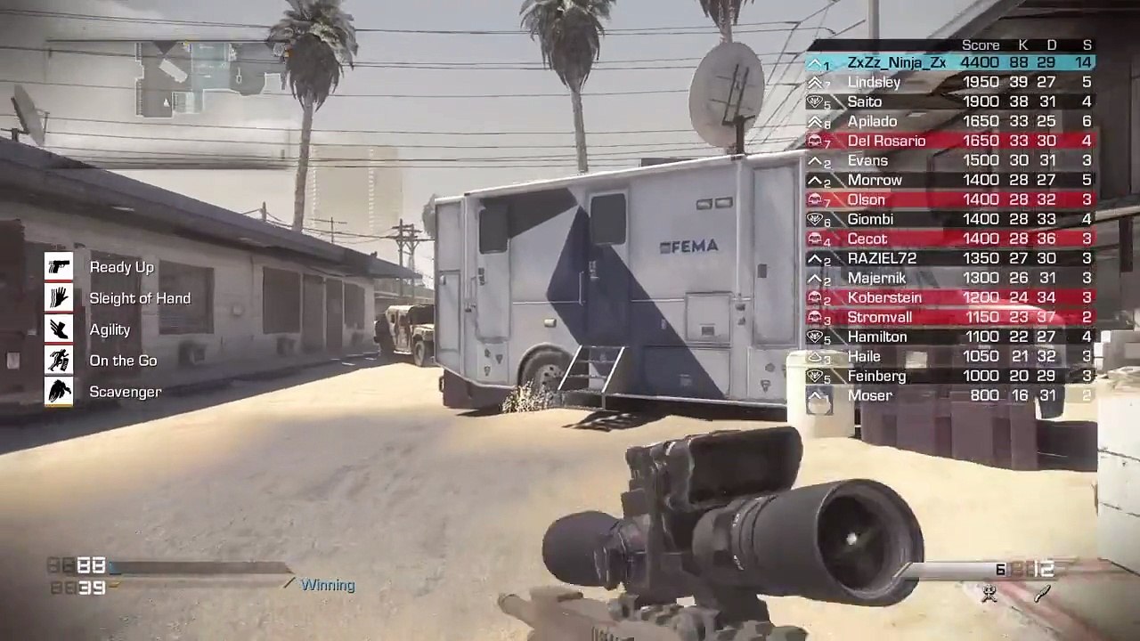 Call Of Duty Ghost Sniping Clips