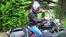 1st time on Harley Davidson Heritage Softail - exhaust sound
