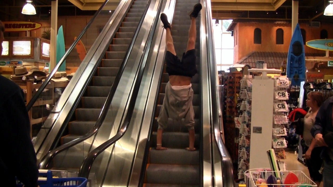 Escalator Handstand