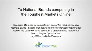 Indian Wells SEO Company | Operation Web