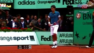 Roger Federer - Top 10 Epic Smash on Smash (HD)