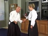 Aikido Wrist Grab Defenses : Aikido Wrist Grabs: Yonkyo Kaitenage