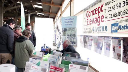 Porte ouverte, présentation d'une salle de traite 2x10