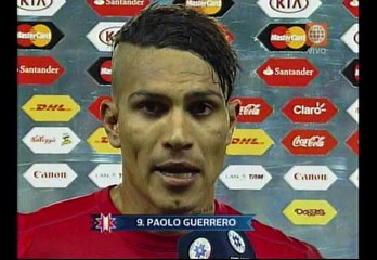 Paolo Guerrero: "Pocas personas tenían confianza en Perú"