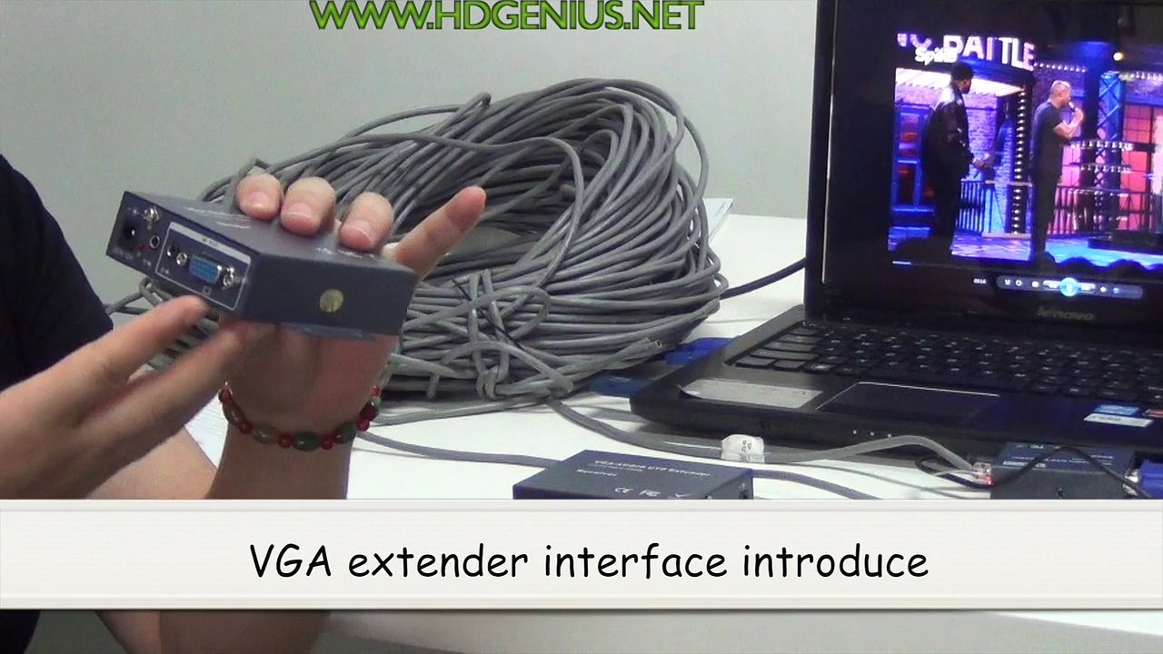 VGA Extender 200m Over UTP( CAT5E/6 ) Cable With RJ45 by HDgenius.net