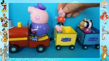 Peppa Pig huis bouwen met Peppa Pig George Daddy Pig en Mama Pig