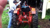 Moving the Tuff-Bilt Tractor into the barn