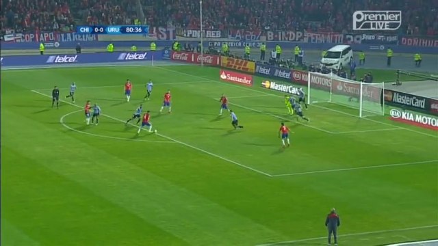 Mauricio Isla 1:0 Goal | Chile vs Uruguay 25.06.2015