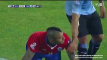 Arturo Vidal Big Chance in the end - Chile v. Uruguay 24.06.2015