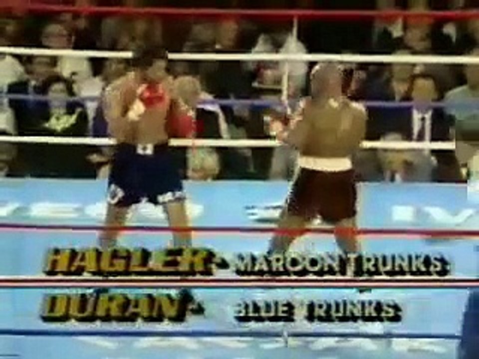 Marvin Hagler vs Roberto Duran Round 10