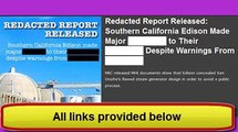 ClusterFuck San Onofre: NRC, Gundersen, So Cal Edison, Friends of the Earth, MHI (links below)