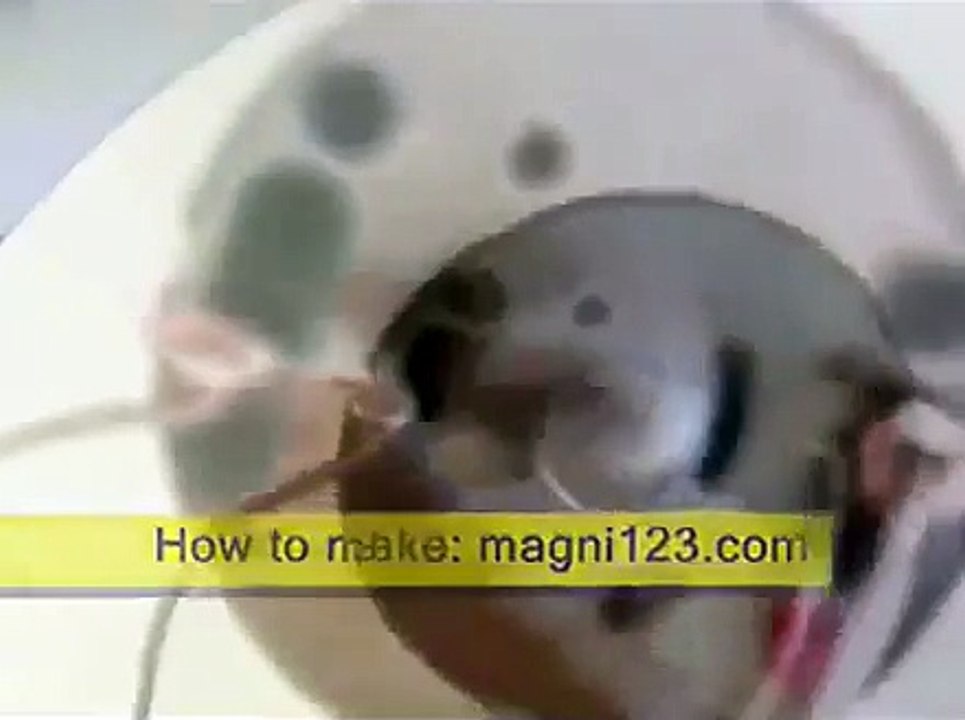 فكرة عبقرية .. مولد كهربي مغناطيسي !!